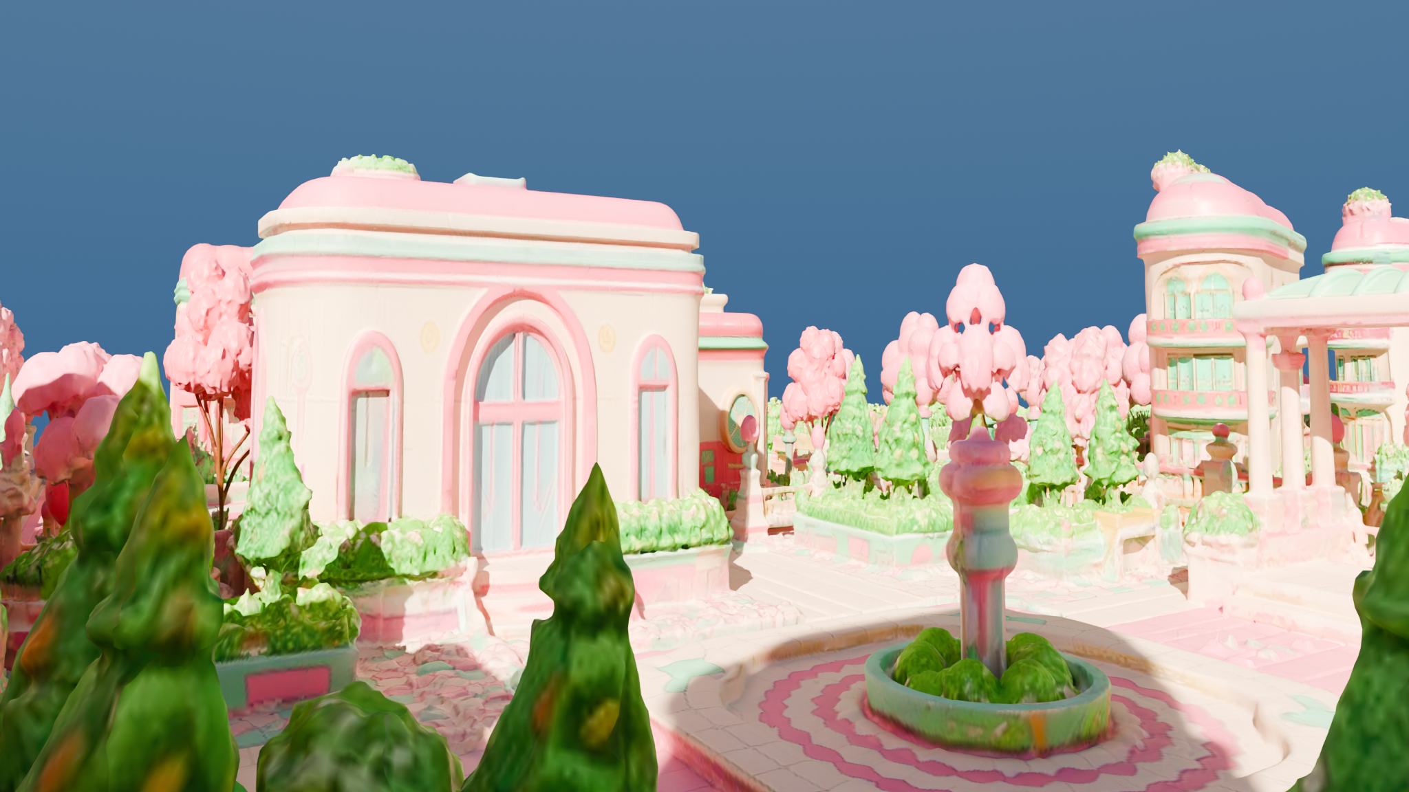 Candy-Pop Toy City local exterior rendered view 1