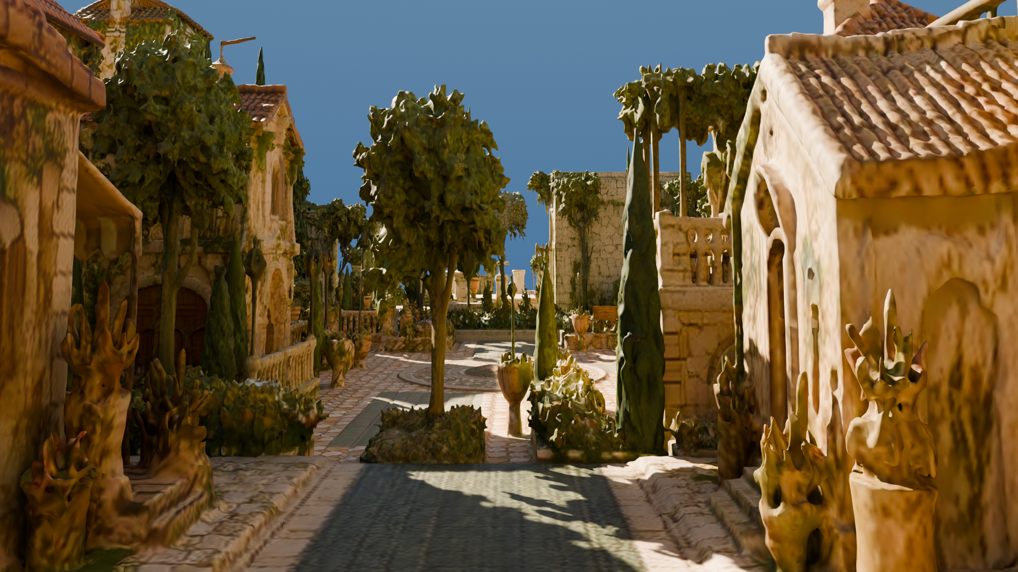 Ghibli City local exterior rendered view 2
